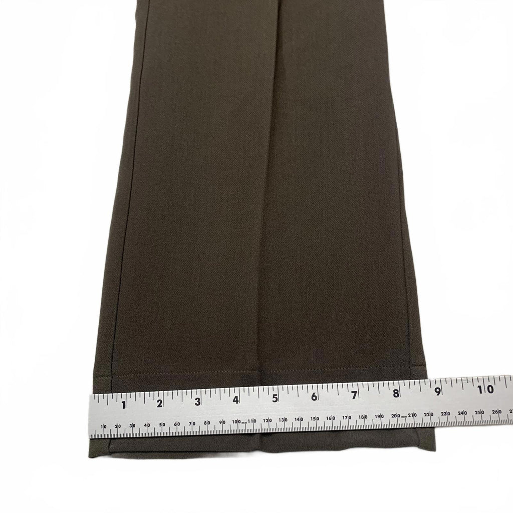 Adrianna Papell Women's Sz 8 Petite Brown Wide Leg Patch Trousers W32x26.5