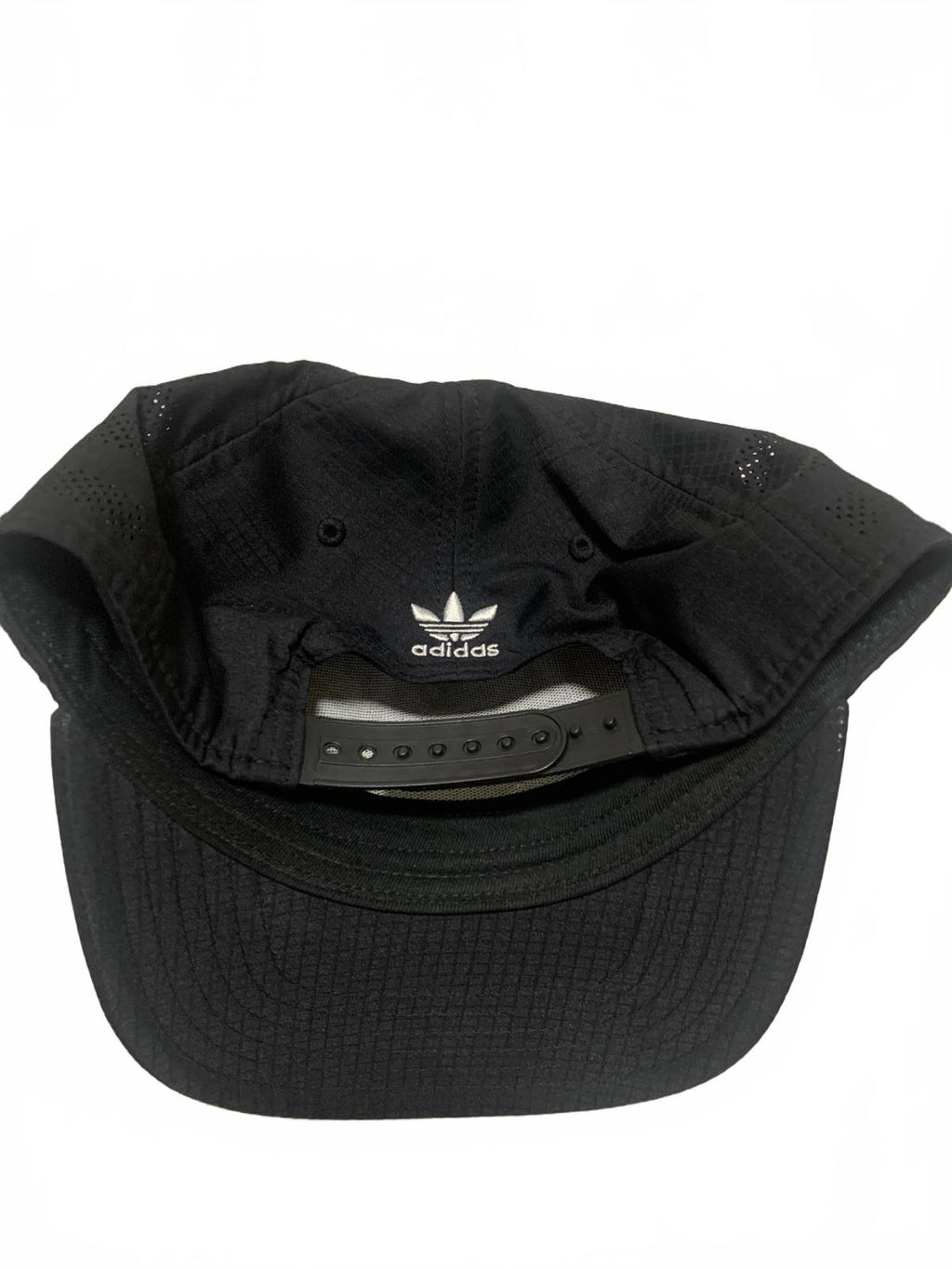 Adidas Mens OSFA Black Baseball Cap Logo Patch