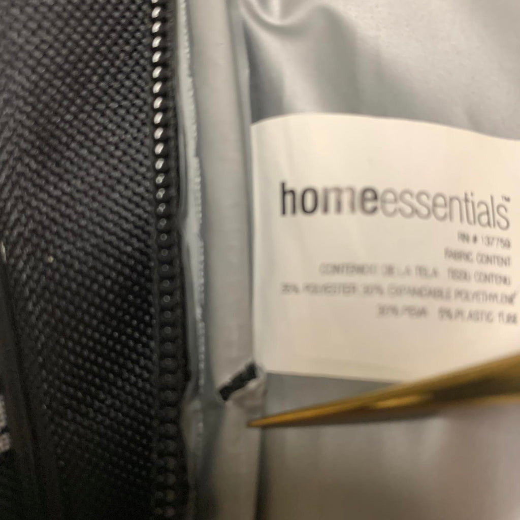 Home Essentials Black Floral Casserole Hot Food Tray Bag