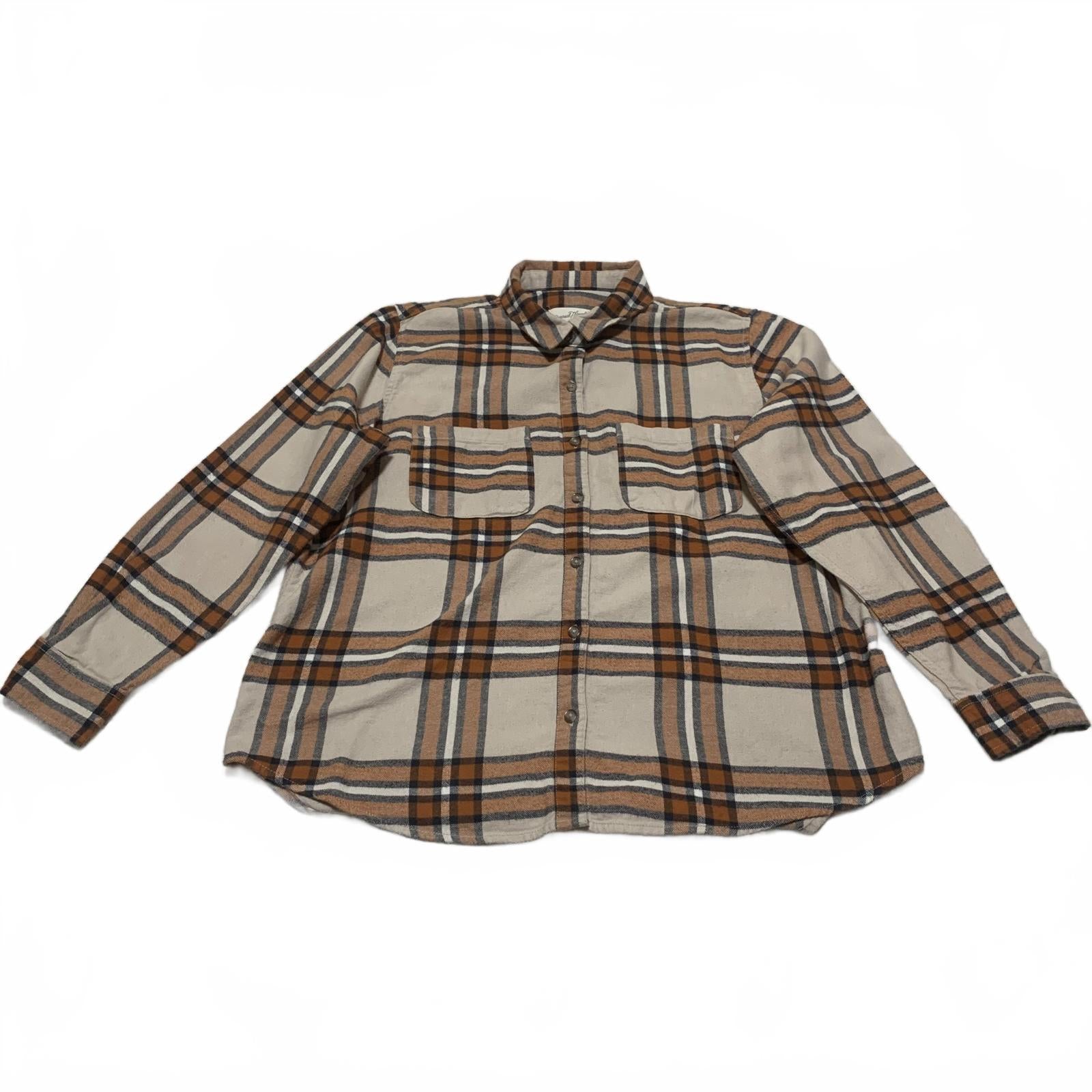 Universal Thread Men's Size Medium Casual Long Sleeve Plaid Shirt