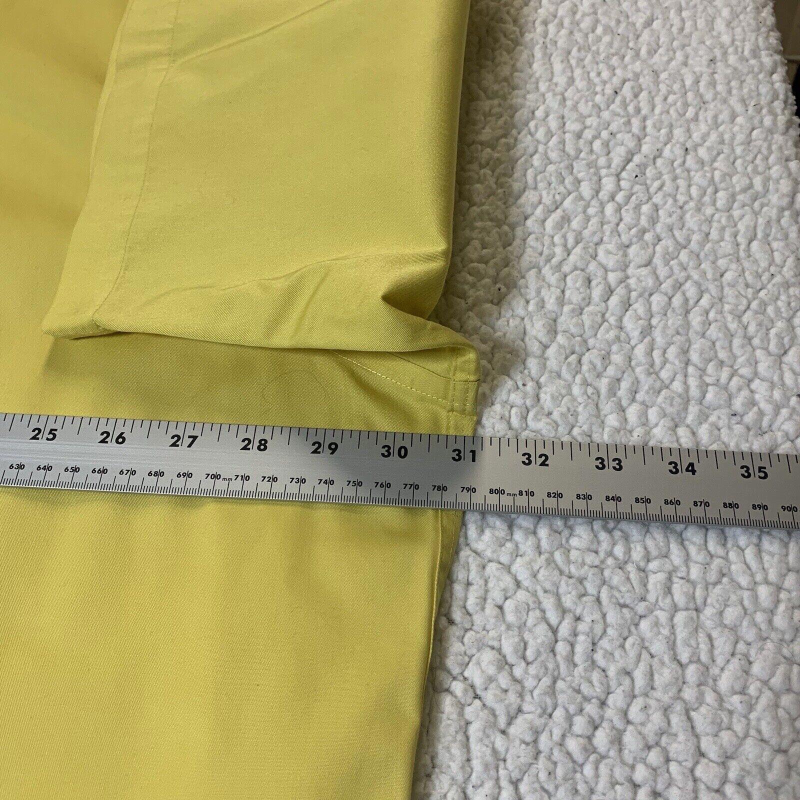Forsyth Men’s Shirt 3XL Button Short Sleeve Canary Yellow