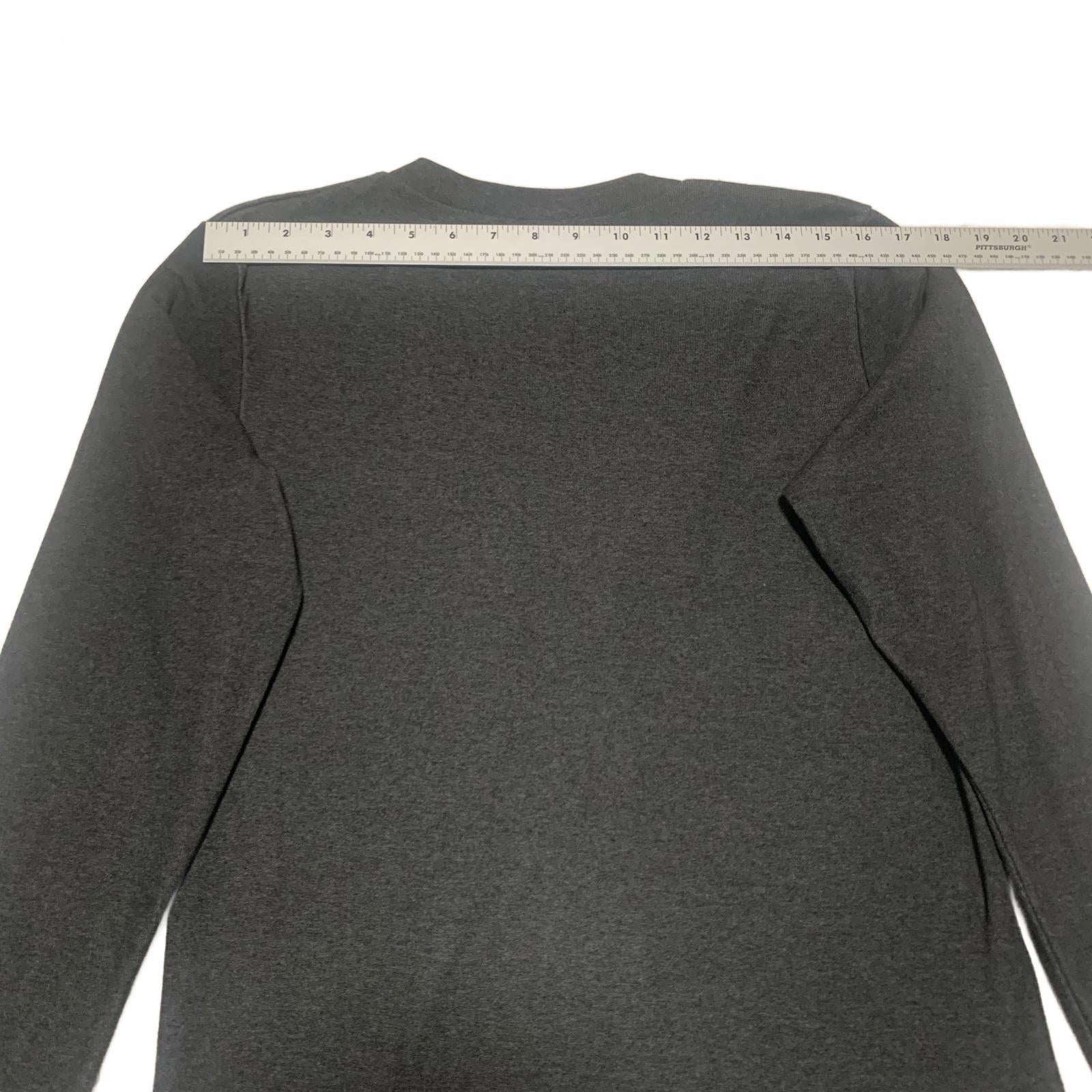 Flatseven Women's Size M Charcoal Gray Button Up Cardigan Sweater Minimalist