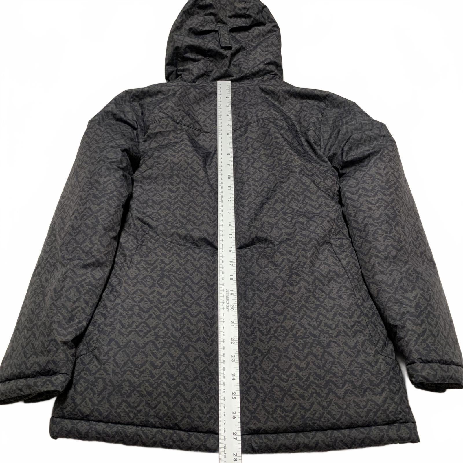 Columbia Men's Size Large Black Orange Hooded Insulated Jacket