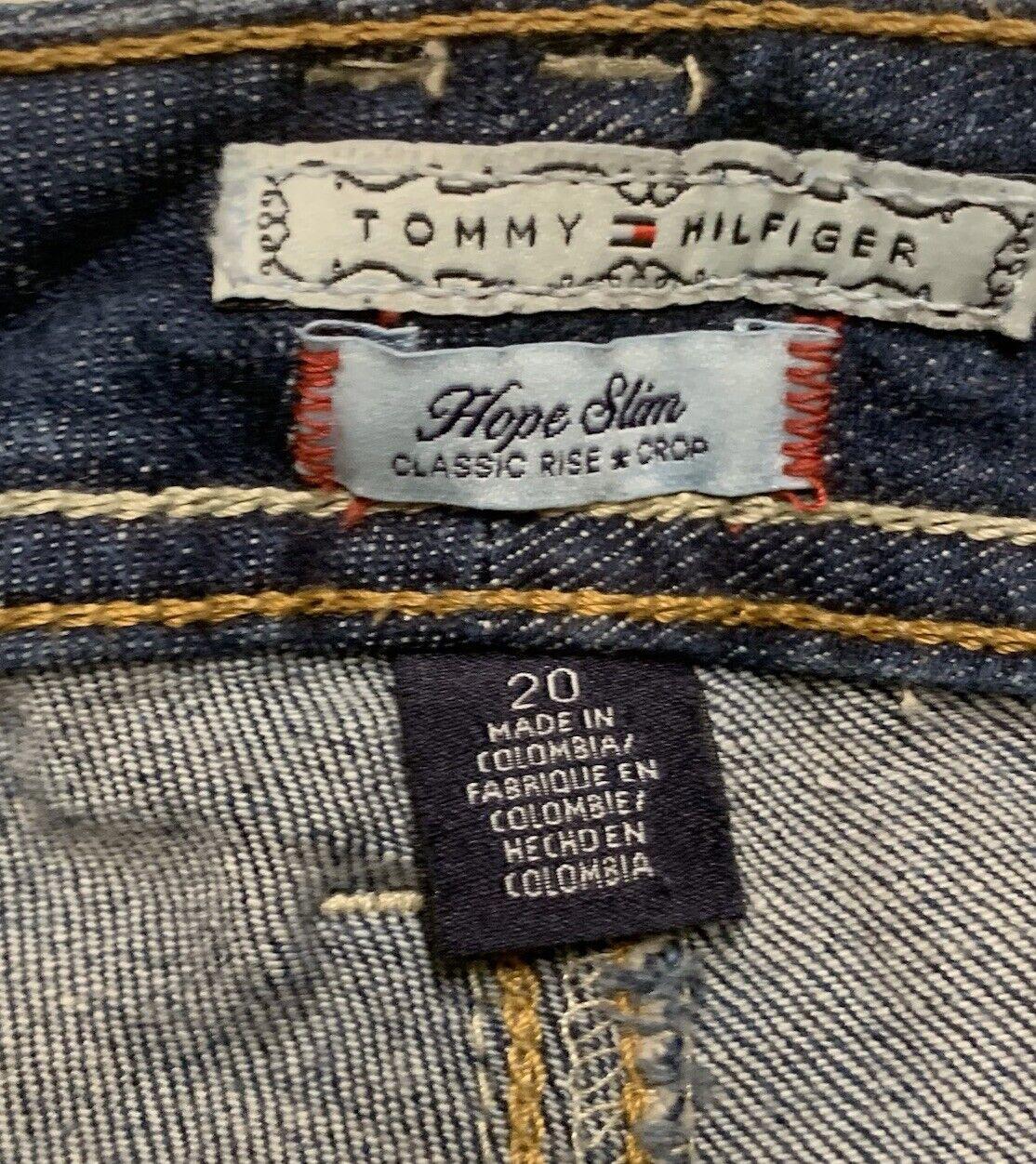 Tommy Hilfiger Jeans Women’s Size 20 Blue Hope Slim Cropped