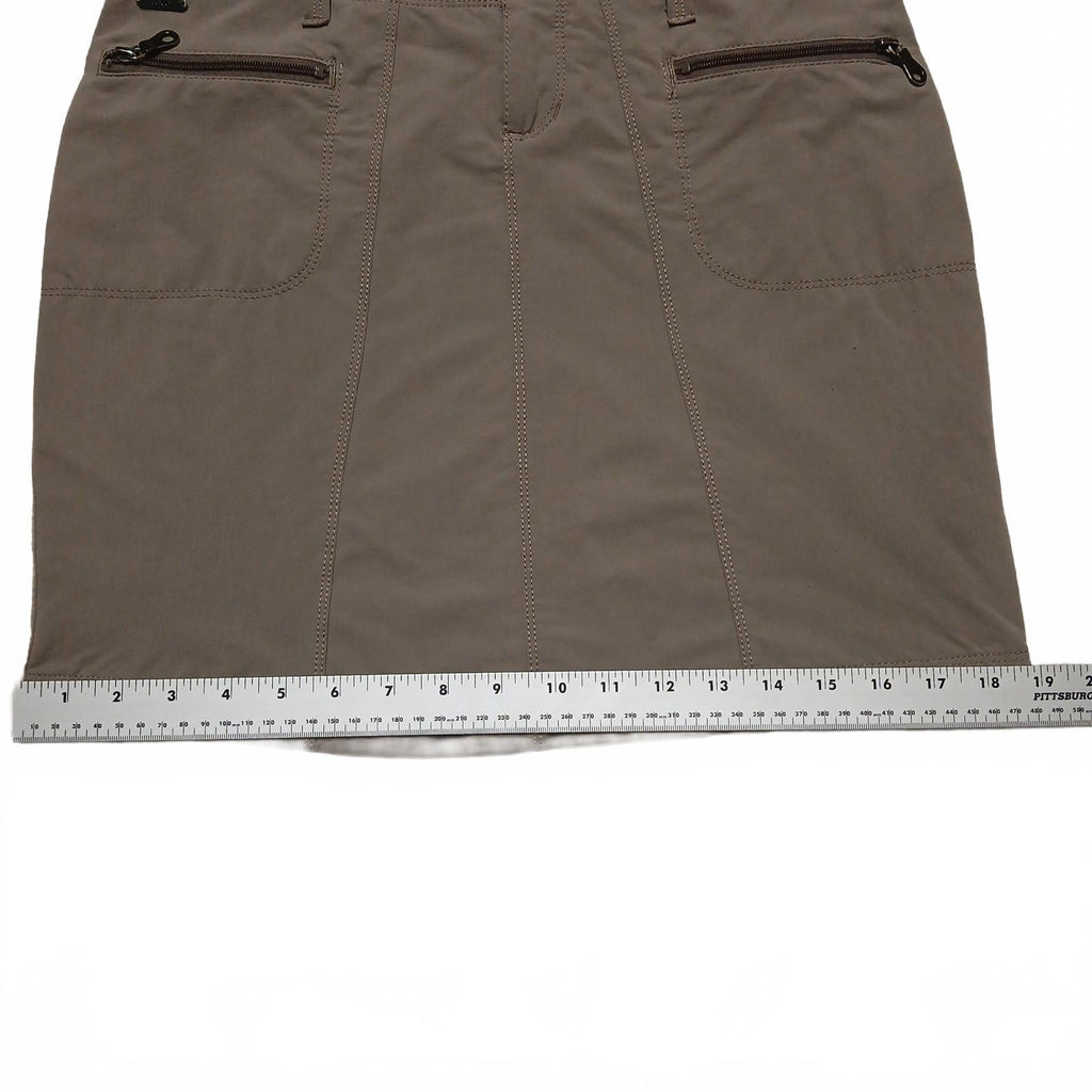 Lole Women's Sz 4 khaki Casual Skirt Outdoor Camping Wear Quick Dry W30