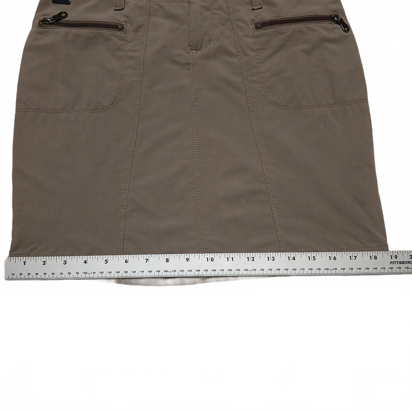 Lole Women's Sz 4 khaki Casual Skirt Outdoor Camping Wear Quick Dry W30
