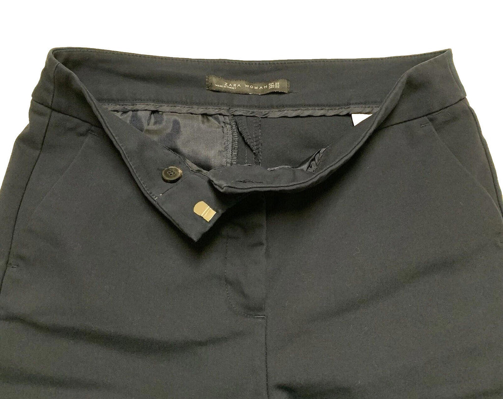 Zara Dress Pants Women’s Size 4 Dark Navy Blue Straight Leg