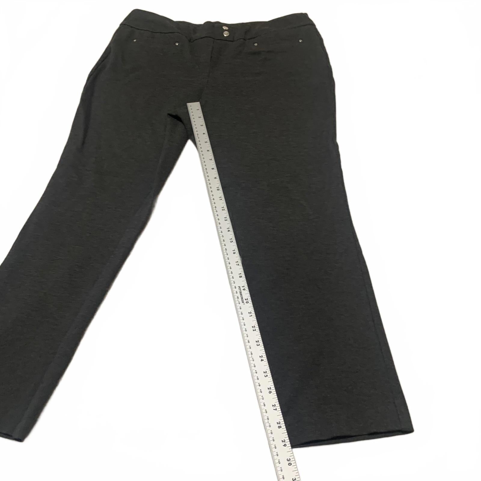 Rekucci Women's Size 18W Dark Gray Casual W40x29.5 Pants