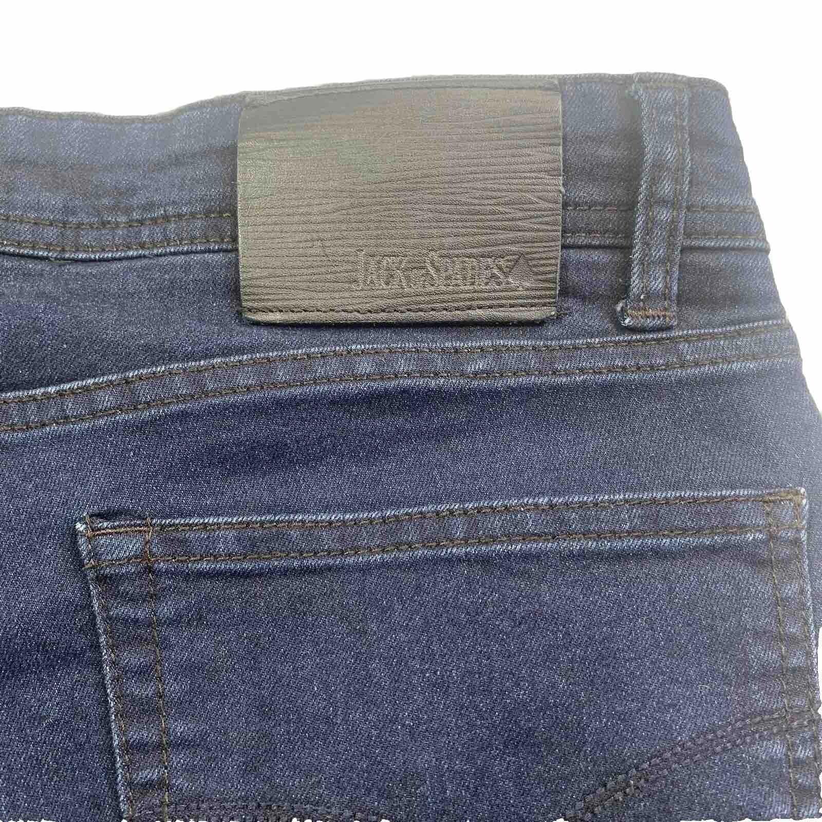 Jack of Spades Men's Jeans 33 x 26.5 Altered Dark Blue  Straight Leg Classic Fit