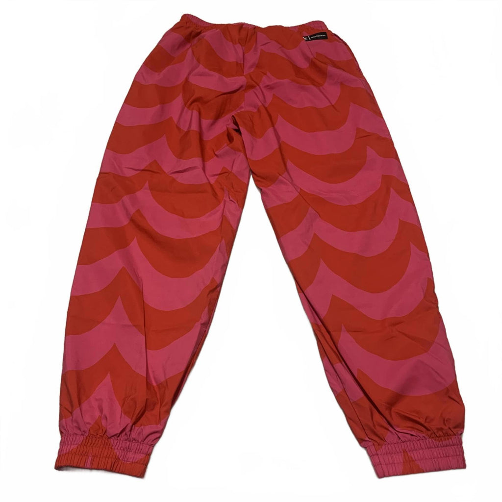 Adidas Marimekko Primegreen Womens Size 8-10 Estimated Red Fuchsian Track Pants