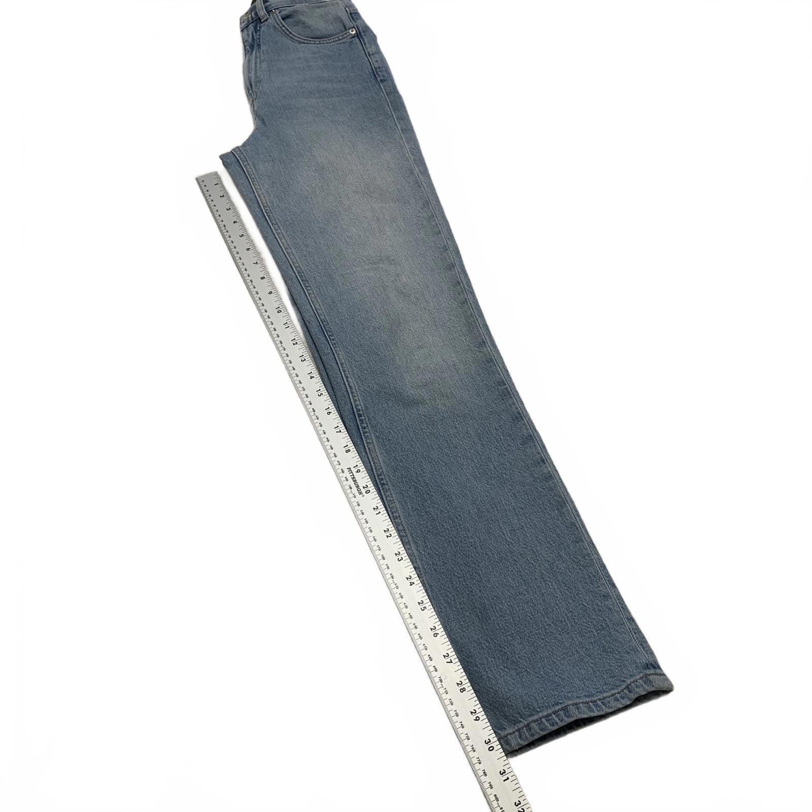 ASOS DESIGN Women's Jeans Size 25/36 Blue  Denim High-Waisted 25 x 30.5 Actual