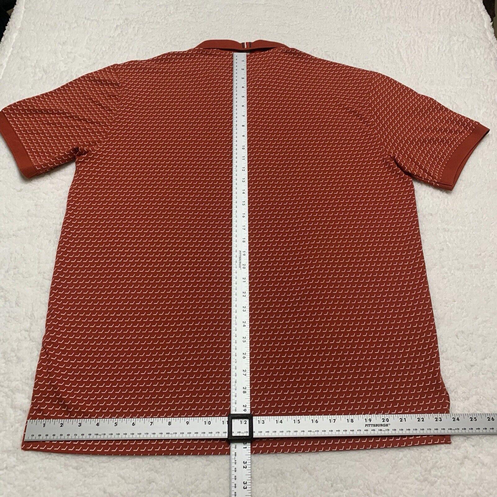 Tommy  Hilfiger Men’s XXL XXG TTG Polo Shirt Red/Orange