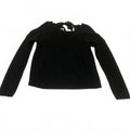 VTG Abercrombie & Fitch Women's Size M Black Long Sleeve Y2K Sweater Tie Back