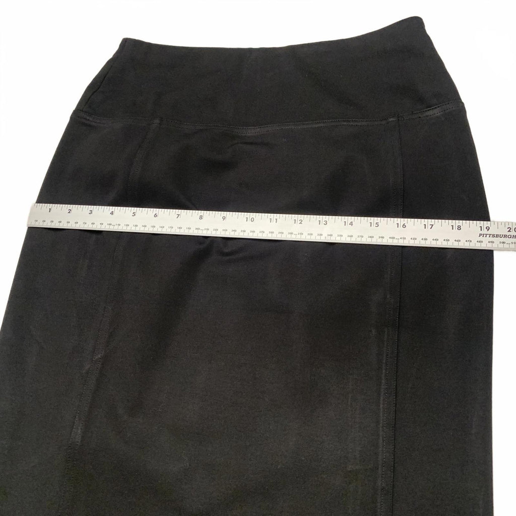 Ivanka Trump Womens Black Elegant Pencil Skirt Stretch 30" Waist Pull On
