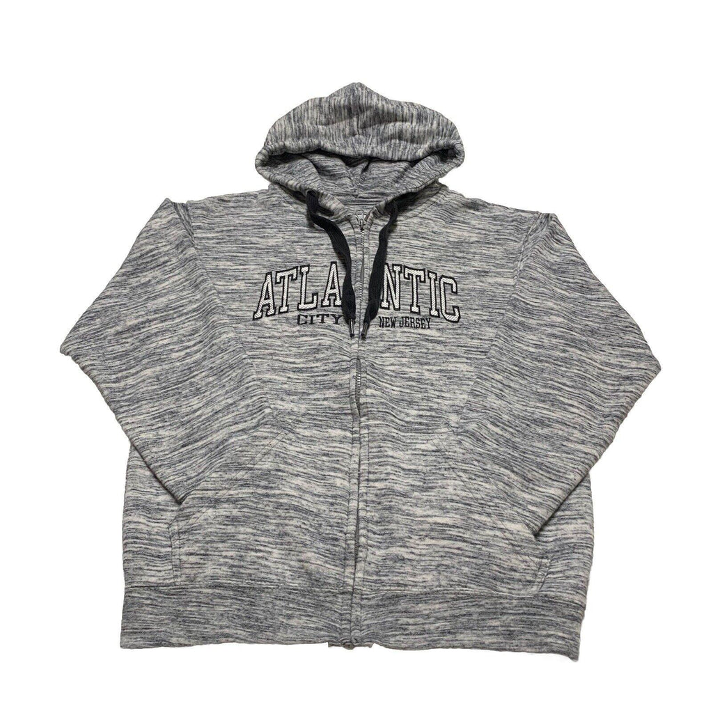Pacific & Co The Perfect Hoodie Full Zip Black White Small Atlantic City NJ
