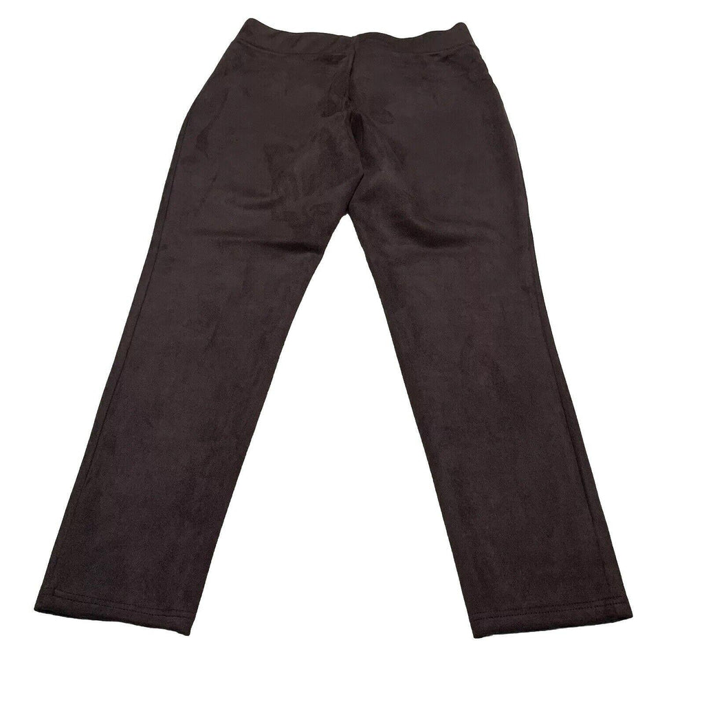 LOFT Outlet Women's Sz L Brown Pull-On Slacks Stretch Pants