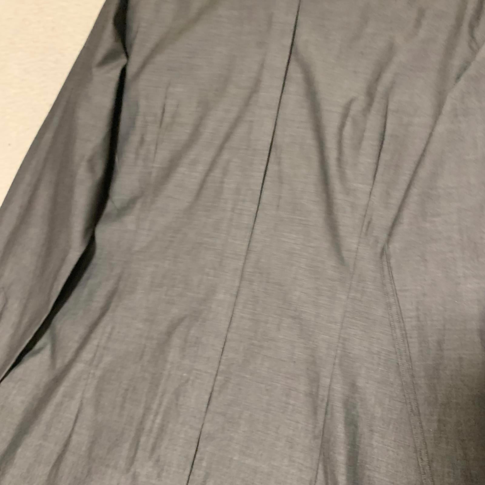 Express Men's Size Medium 15-151/2  Long Sleeve Casual Shirt Gray Western Style