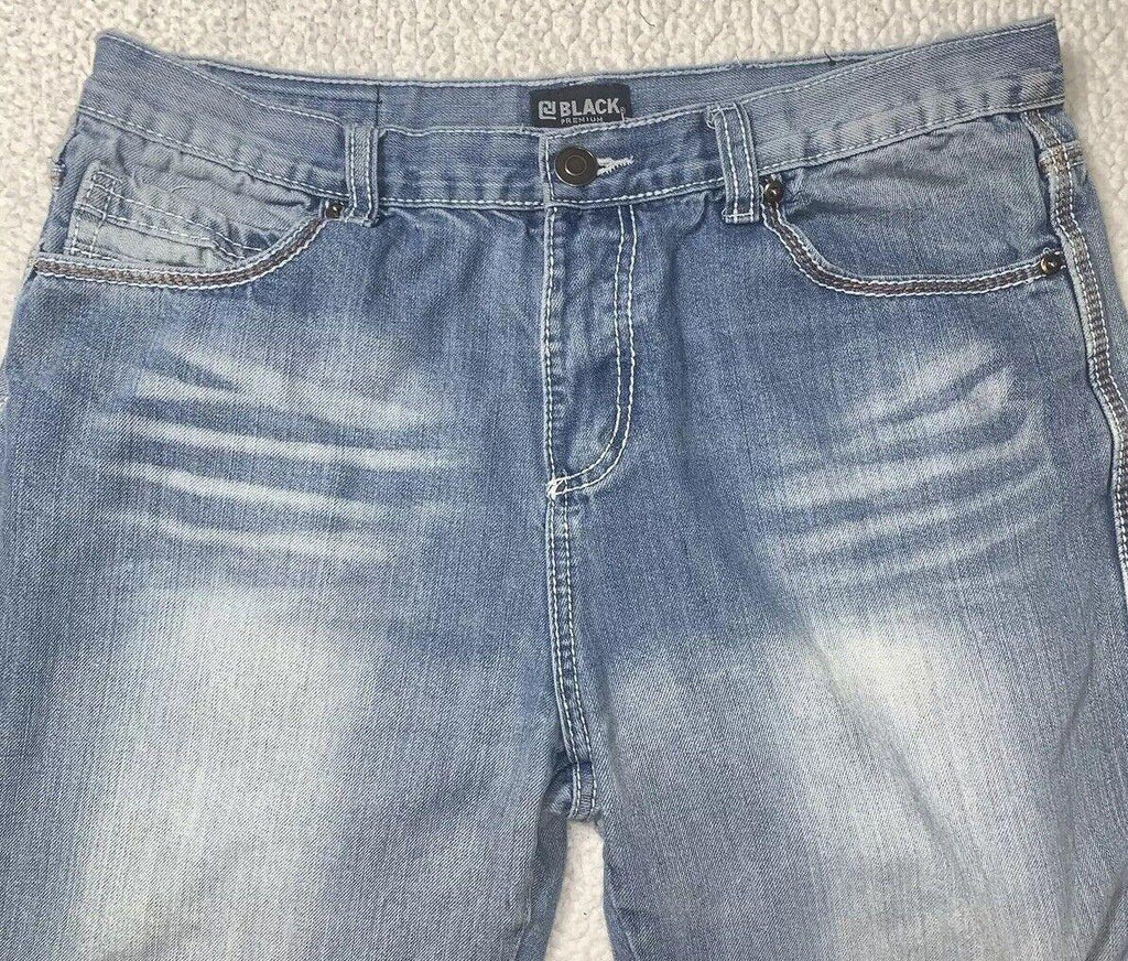 Black Premium Jeans Blue Men's Size 34/30 Boot