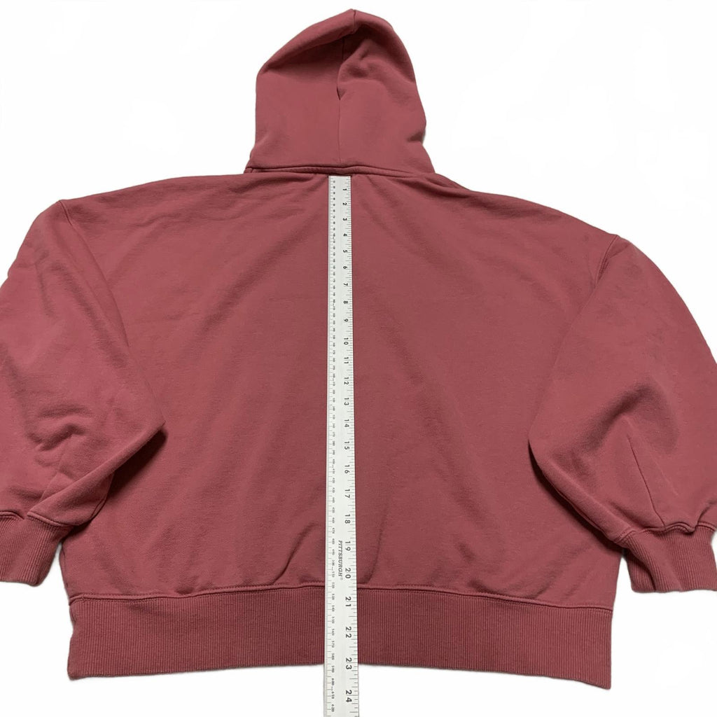 Puma Women's Size Medium Dusty Rose Oversized Hoodie Sweatshirt
