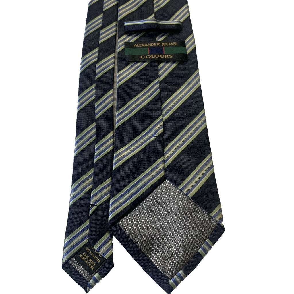 Alexander Julian Colours Men's Ties Striped Lot 2