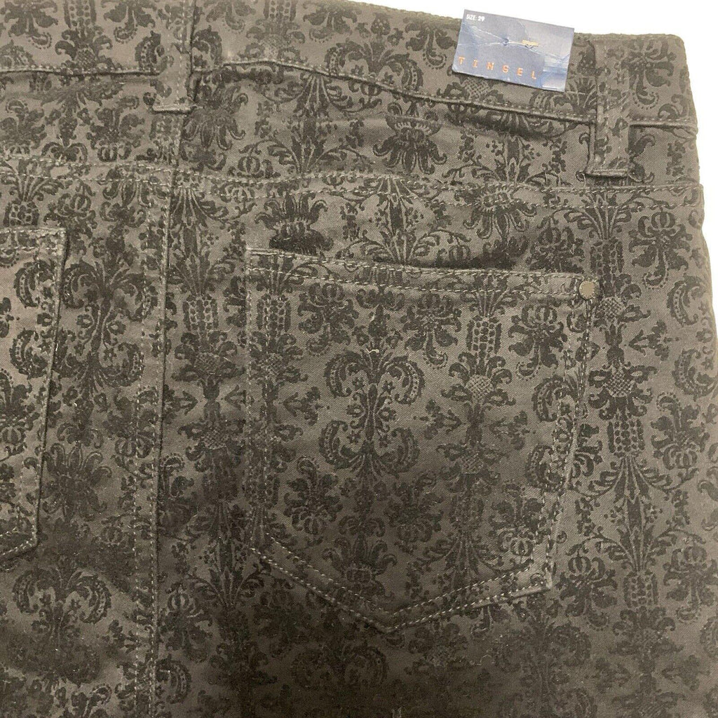 Lord & Taylor Tinsel Women's Size 29 Black Skinny Couture Soft Denim Pants