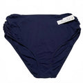 Anne Cole Women's Bikini Swim Bottom Plus Sz 24W Navy Blue Convertible 3 ways