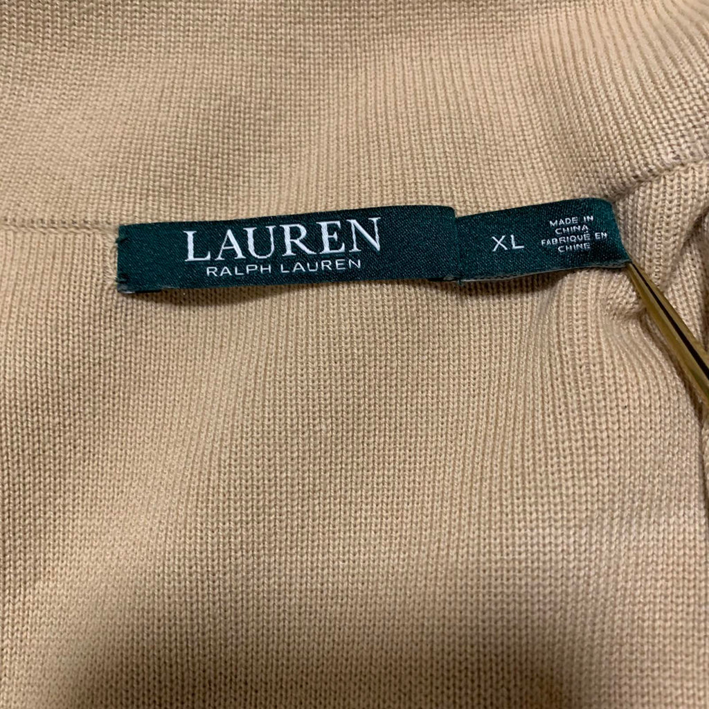 Lauren Ralph Lauren Women's Size XL Beige Blazer Jacket  Modern Lightweight
