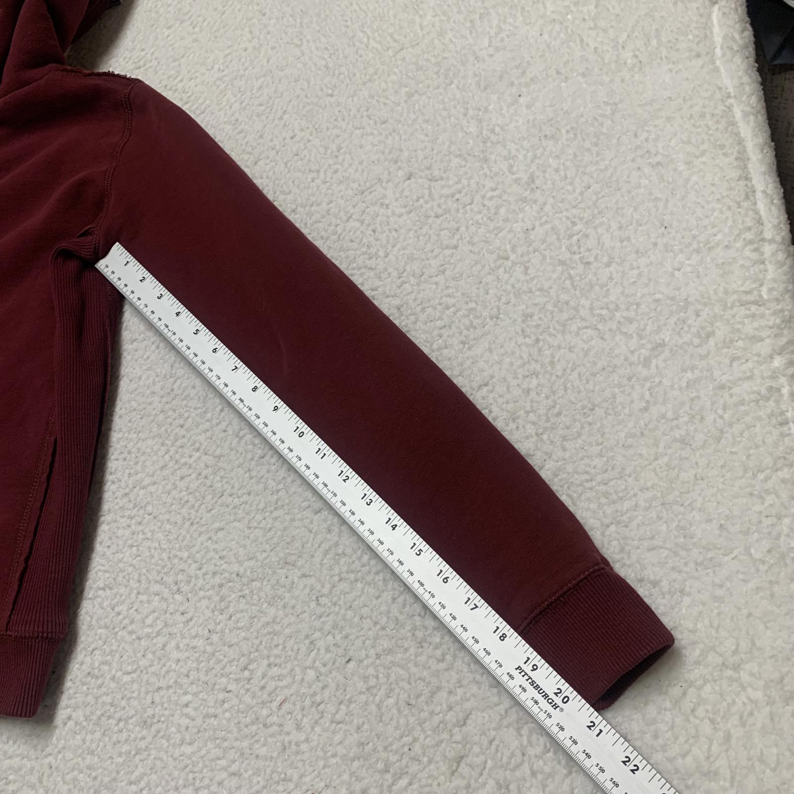 Bizzbee Women's Burgundy L Sherpa Lined Zip Up Hoodie
