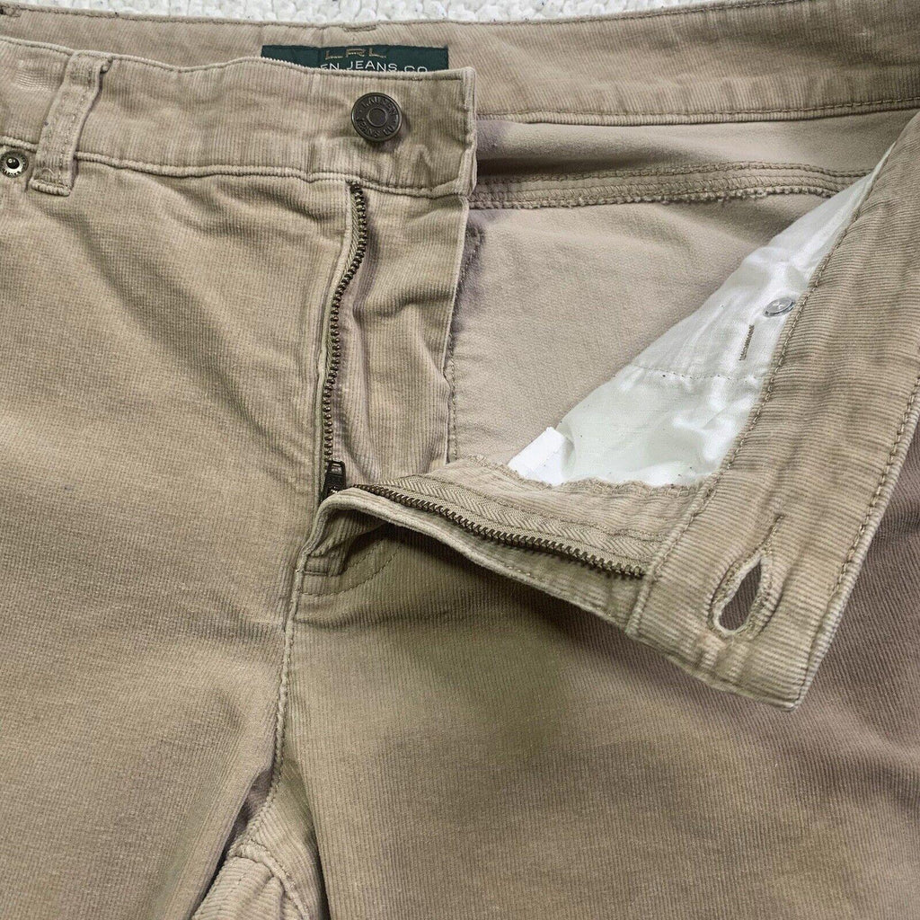 LRL Ralph Lauren Jeans Corduroy Pants Women's Size 10 Tan