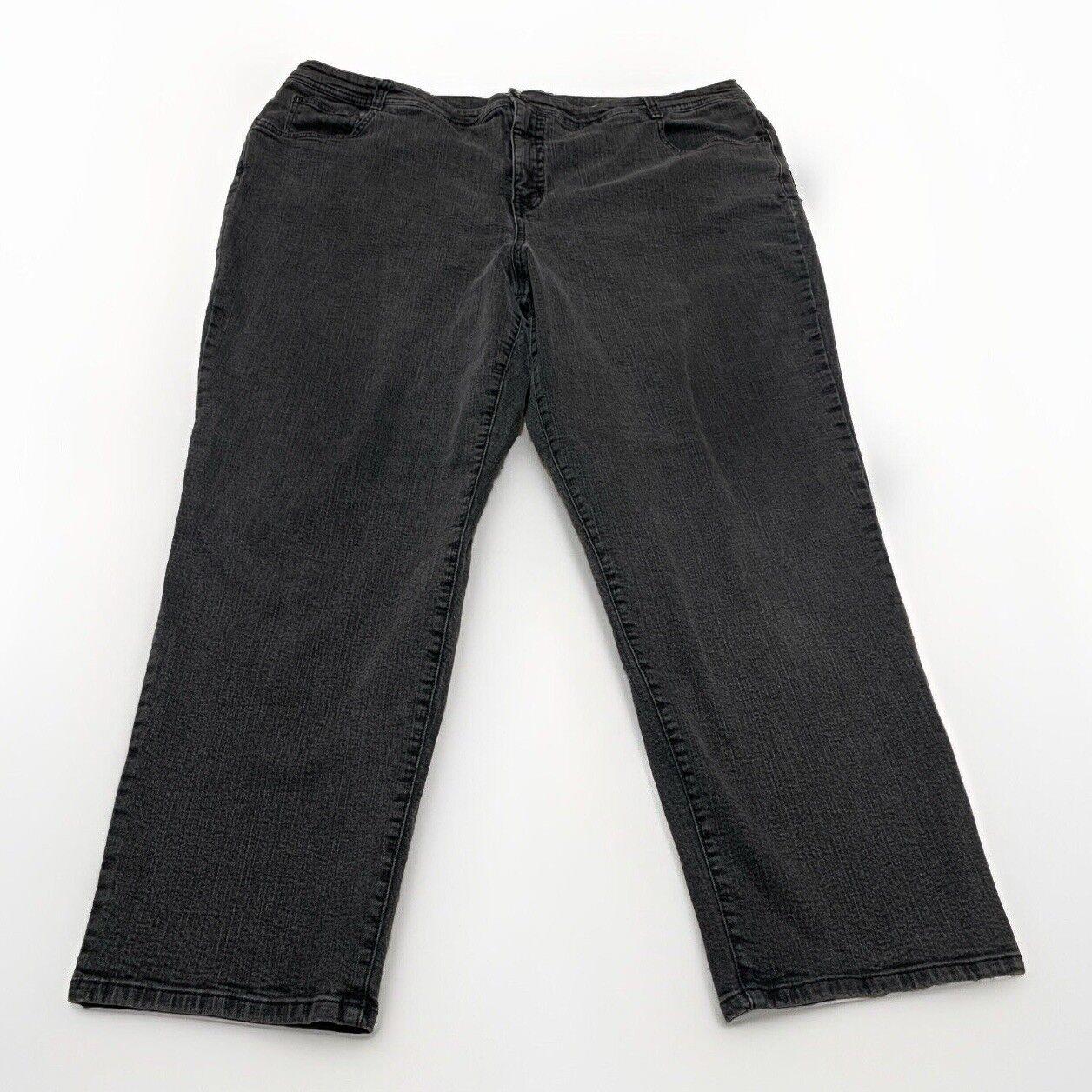 Style & Co Women’s Size 24W Gray Slim Leg High Rise Tummy Control Jeans