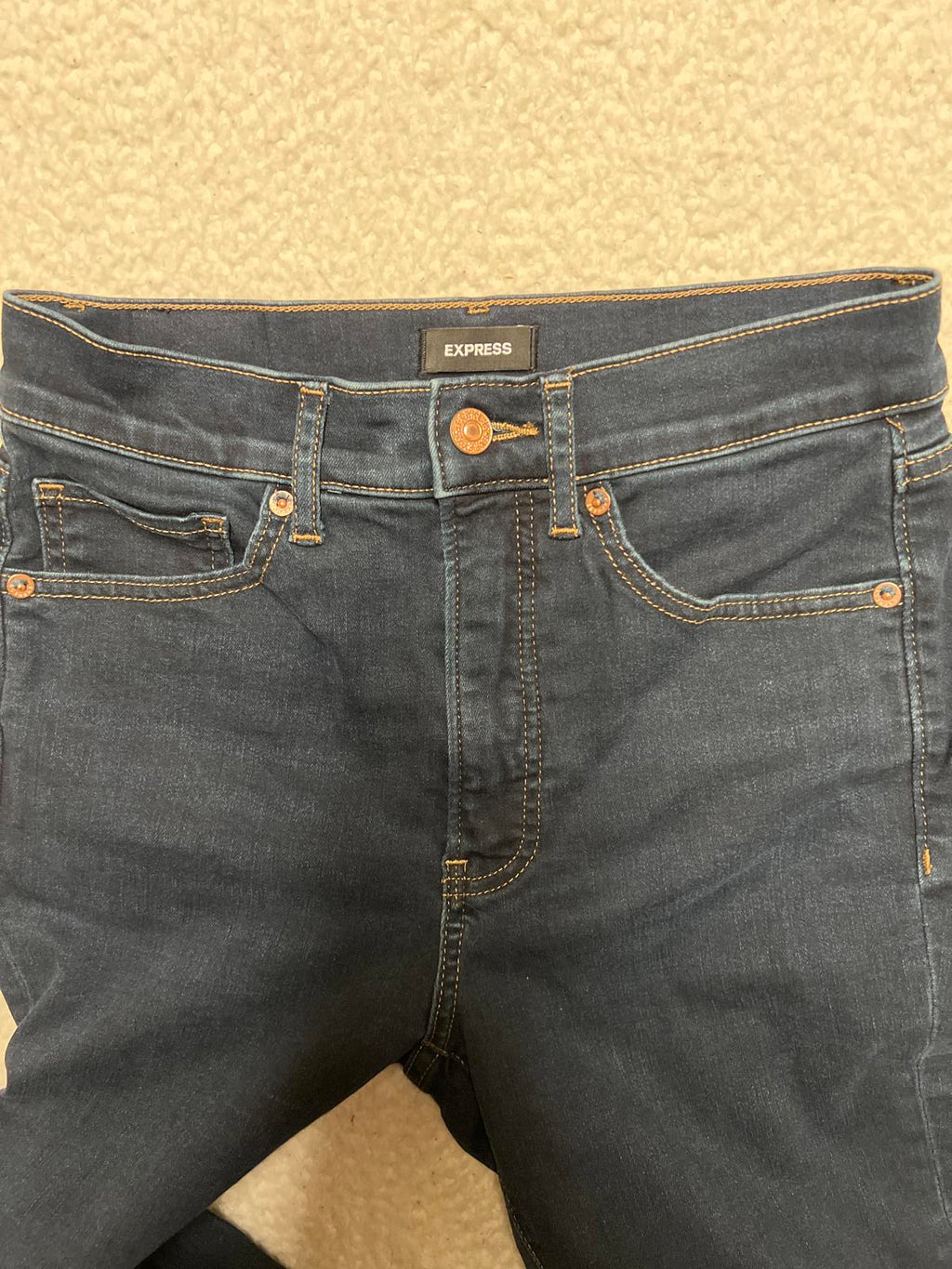 Express Women's Skinny Jeans High Rise 26 x 24.5 Actual