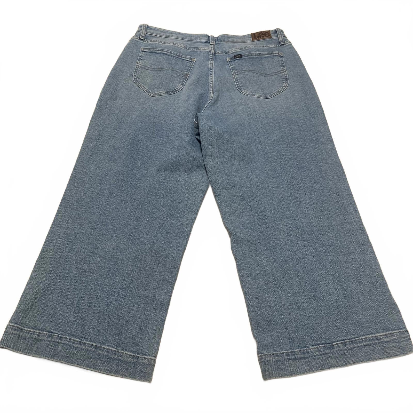 Lee Denim Women's Size 14 M Jeans Light Blue Denim 33x24 Actual
