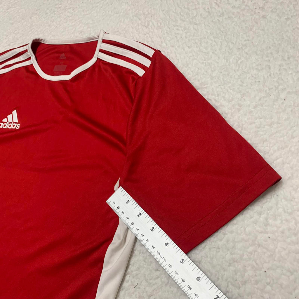 Adidas Unisex Kids X Large Soccer Jersey  Red Clima Cool