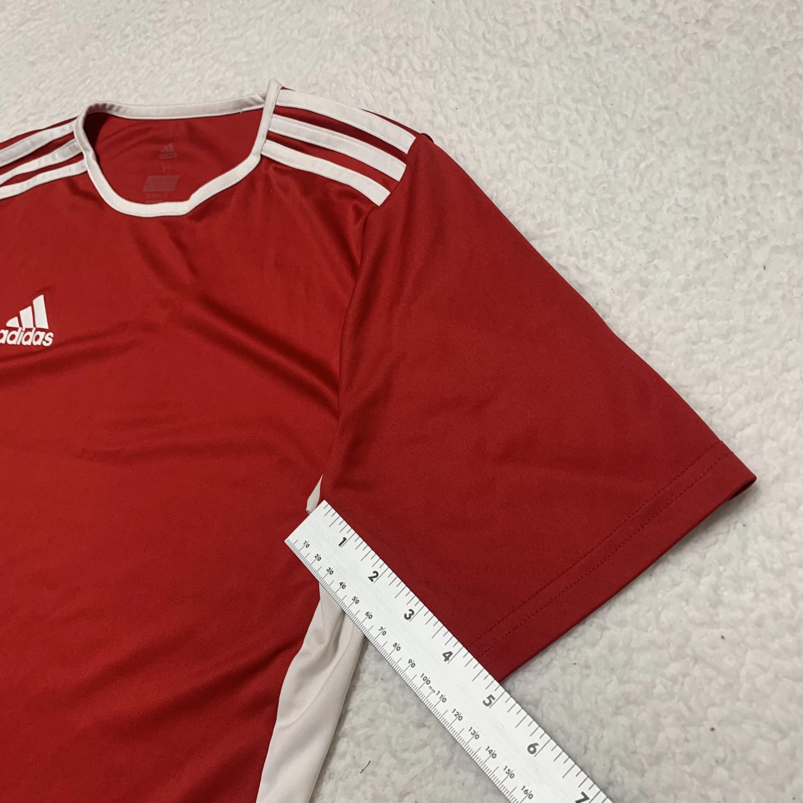 Adidas Unisex Kids X Large Soccer Jersey  Red Clima Cool