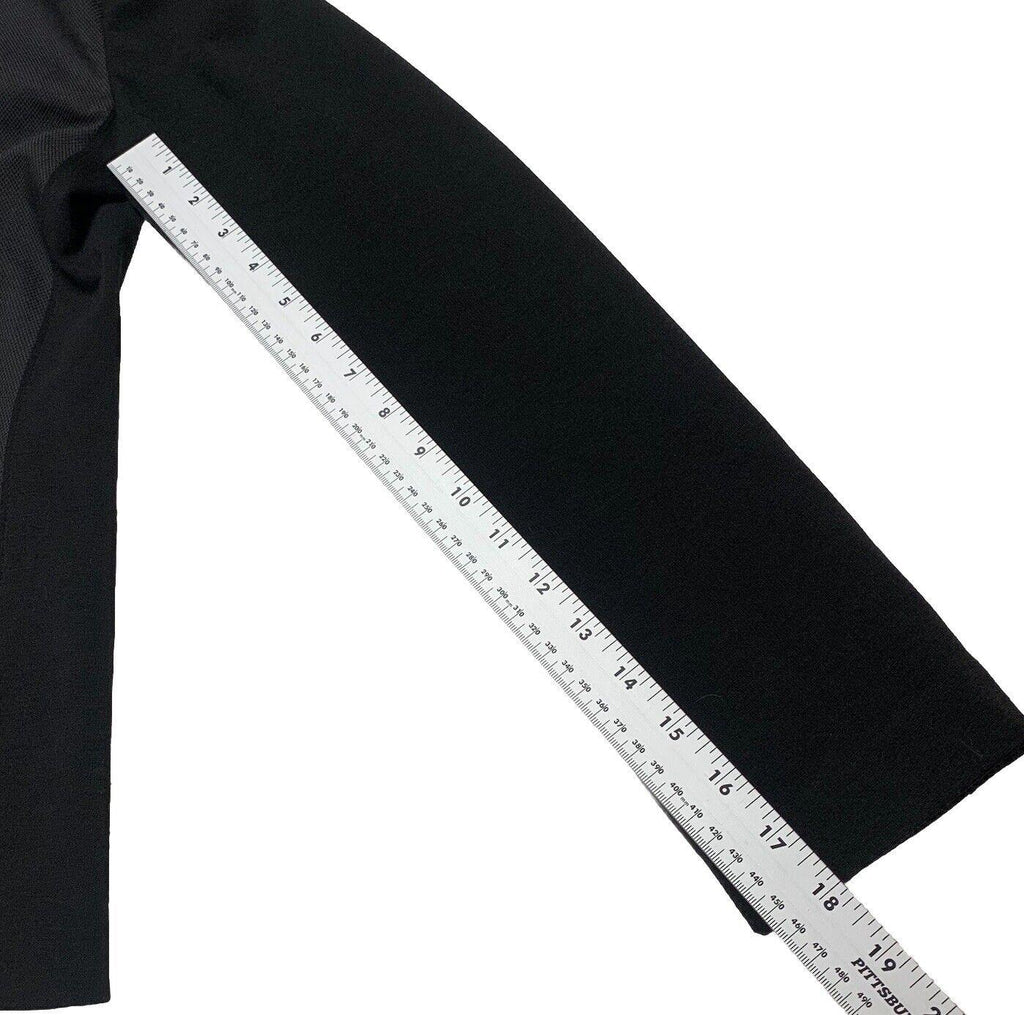 Tahari Knit Blazer Dual Texture Women Size 4 Jacket Black Gray