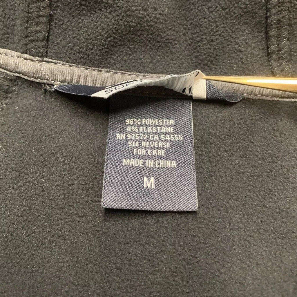 Landway Men's Medium Navy/Gray Hood Soft Shell Full-Zip Fleece Lined Golf Jacket