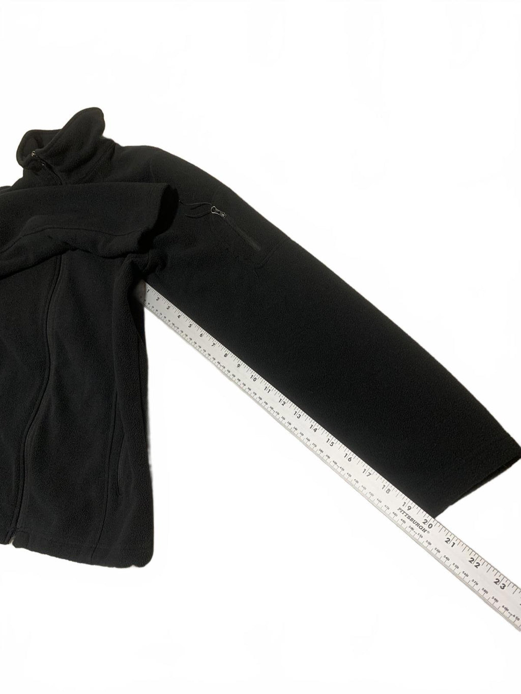 Columbia Women's Large Black Fleece Jacket Full Zip Outdoor Hiking Warm Layer