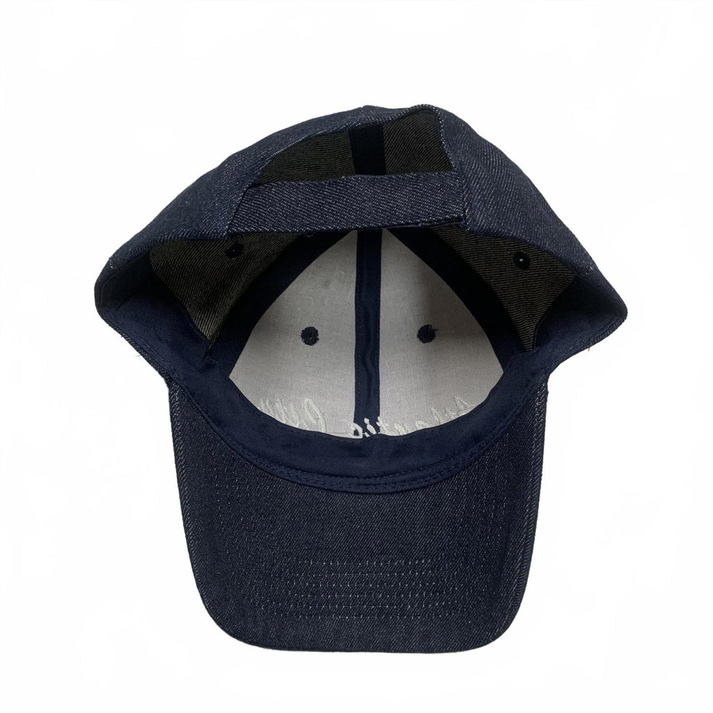 Atlantic City Baseball Cap Unisex One Size Fits All Dark Denim Blue Cotton Hat