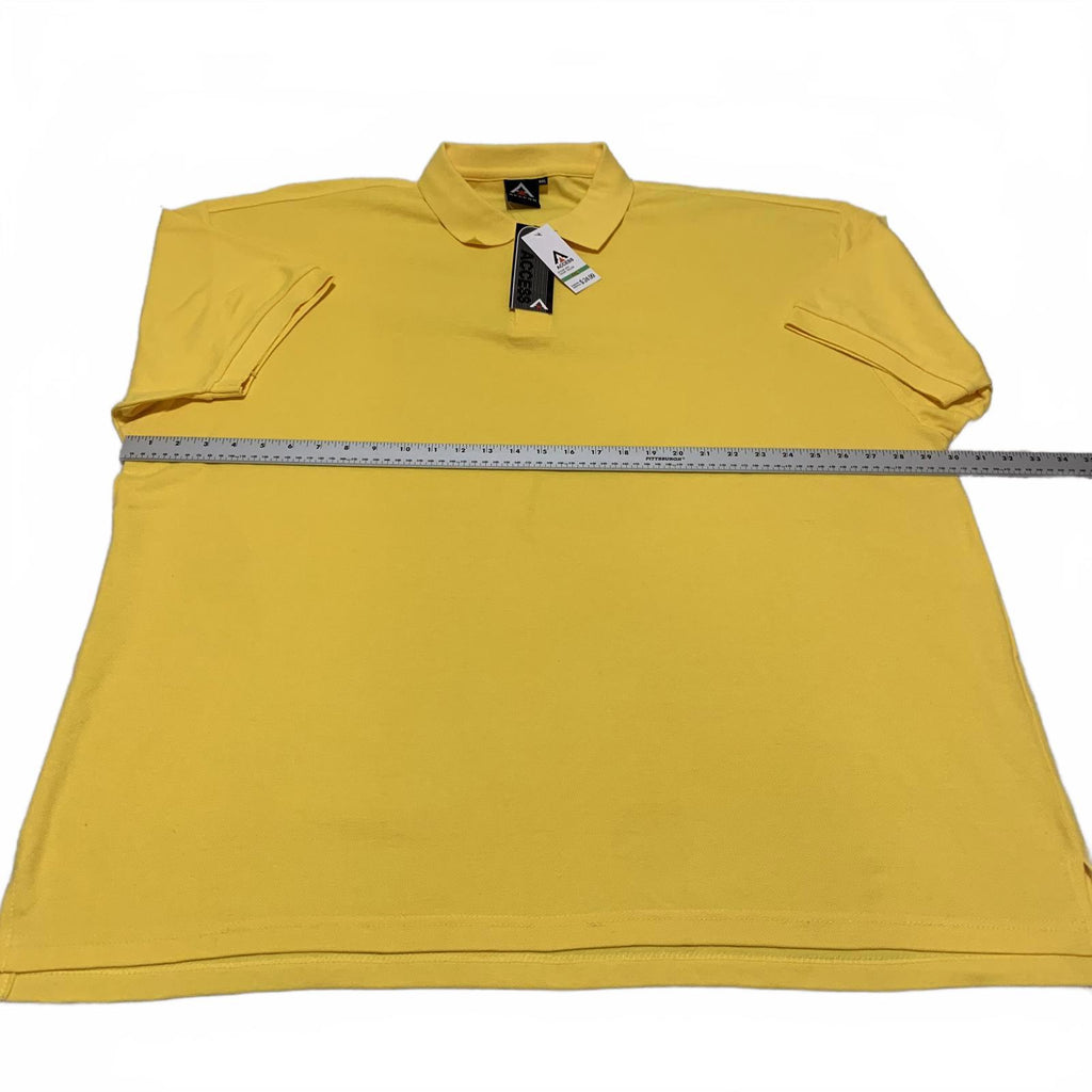 Access Men’s 6XL Yellow Polo Shirt NWT Short Sleeve Big & Tall Casual Uniform