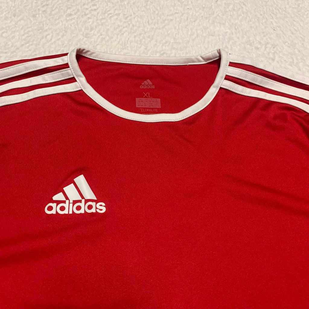 Adidas Unisex Kids X Large Soccer Jersey  Red Clima Cool