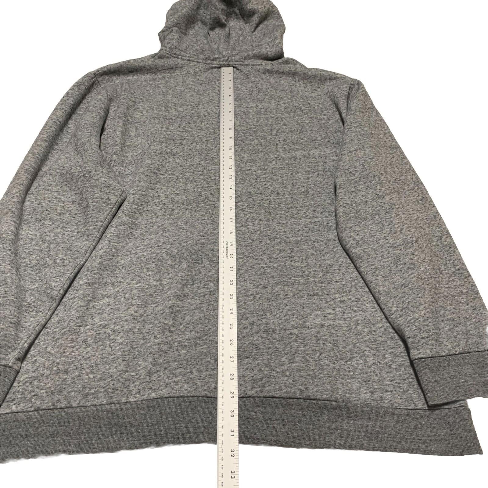 Old Navy Men's Sz XXXXL Tall Heather Gray Drawstring Hoodie Sweatshirt