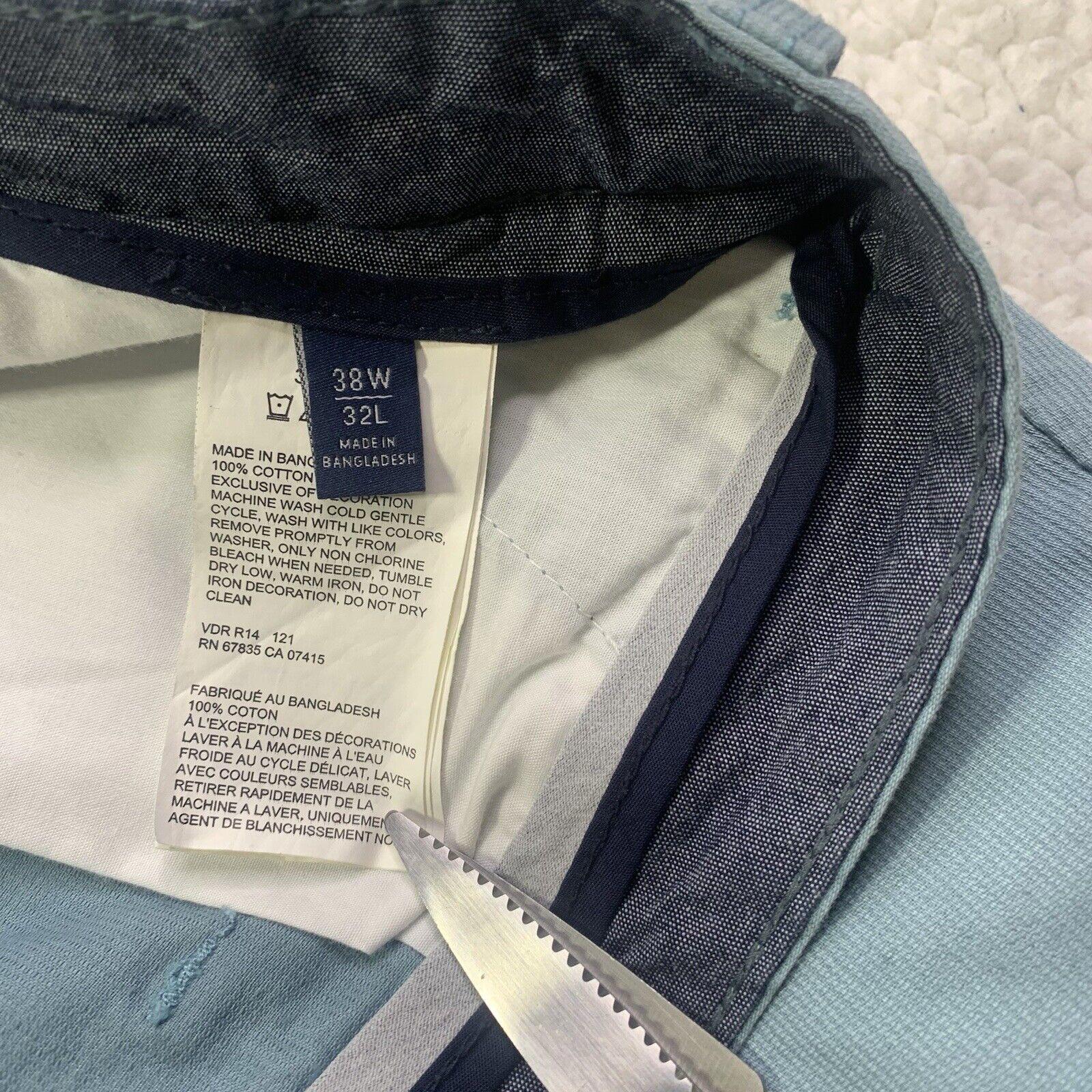 Nautica Pants Men’s Size 38W 32L Thin Corduroy  Light Blue