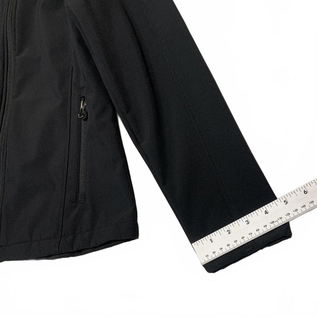 Port Authority Women's L Black Softshell Fleece Jacket  ACME Zip Up Outerwear