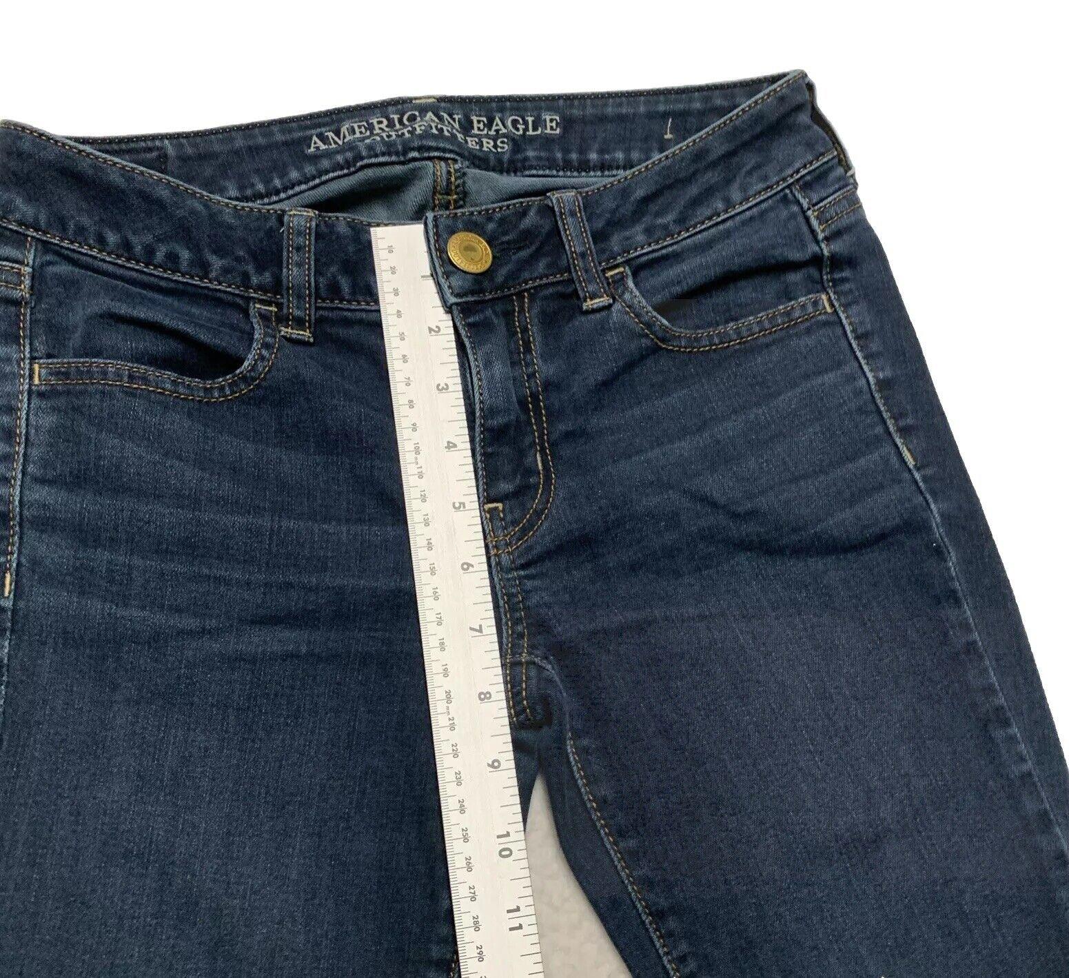 American Eagle Women's Jegging Size 2 Blue Stretch  Jeans
