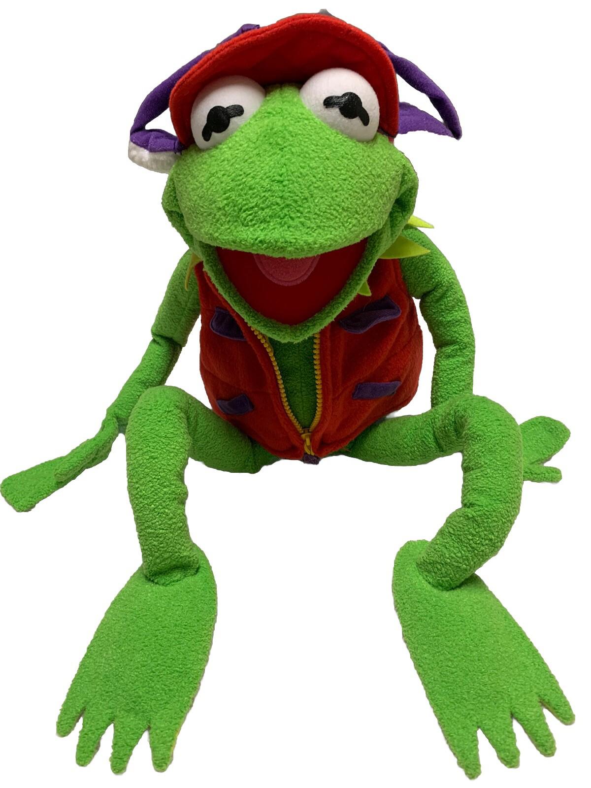 Macy's Muppets Kermit the Frog Frogtographer Photographer Plush 26" No Camera