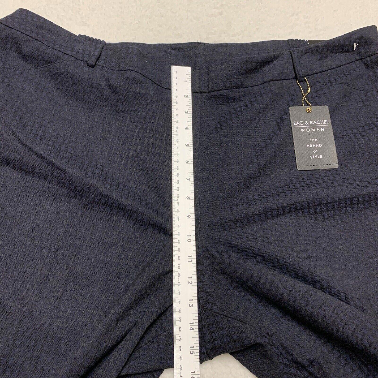 Zac & Rachel Square Pants Women’s 24W Trousers Slim Ankle Length Relaxed Chino
