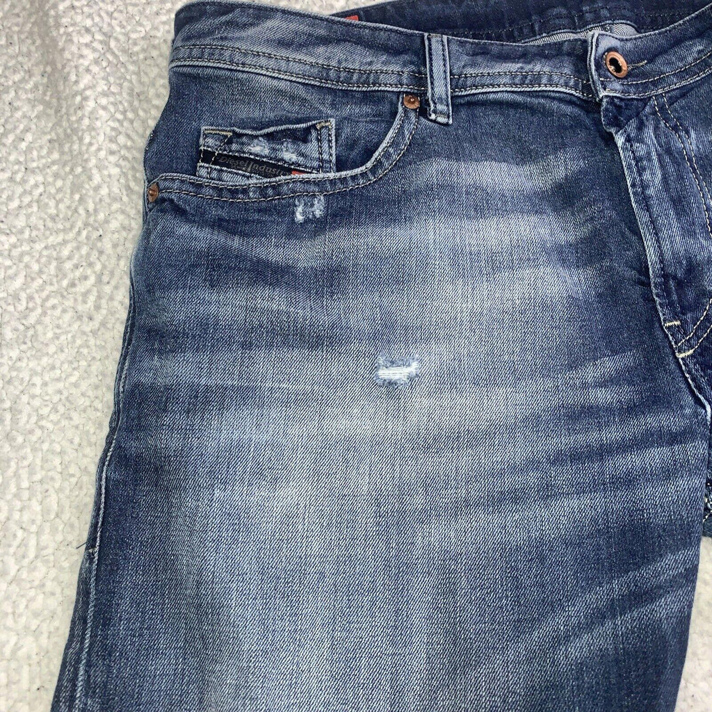 Men Diesel Thommer Jeans Size 38x32 Blue  Skinny 084DD