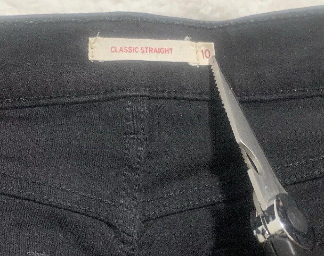 Levi Strauss Jeans  Woman's 10L Black W30x32L Classic