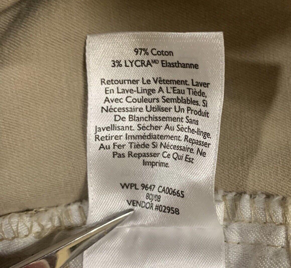 Eddie Bauer Pants Women's Size 12 Khaki Curvy  Crop Chino Straight W33.5x23.5L