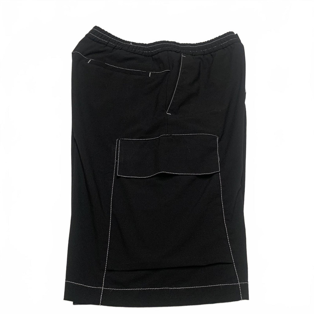 Zara Mens Sz Small Black Cargo Shorts Side Pockets W28